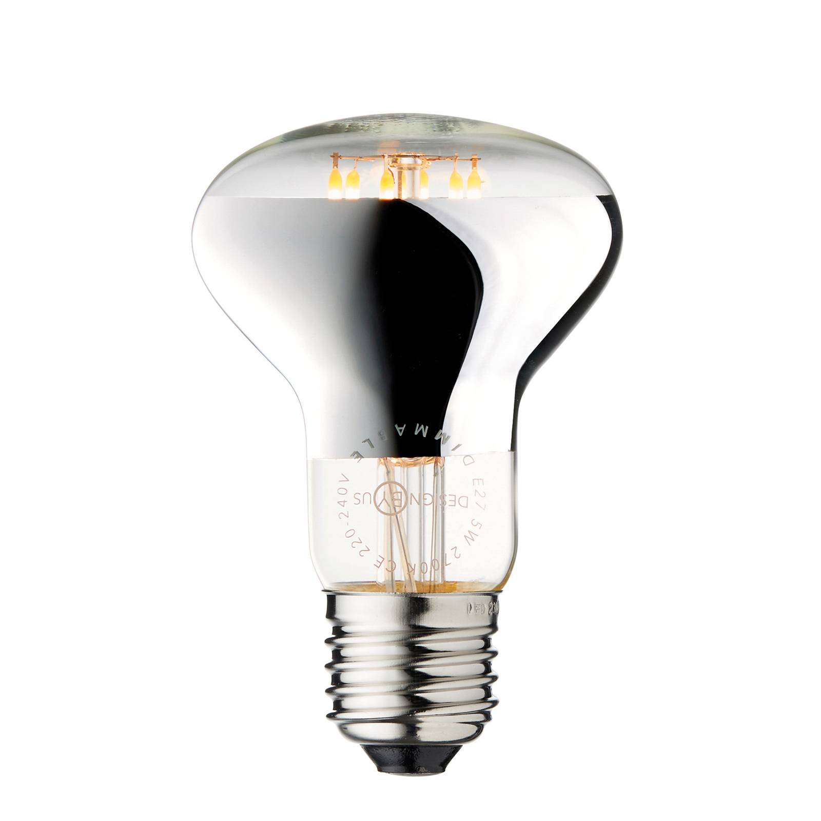LED-Leuchtmittel Reflector, E27, 5 W, 2.700 K, dimmbar von DESIGN BY US