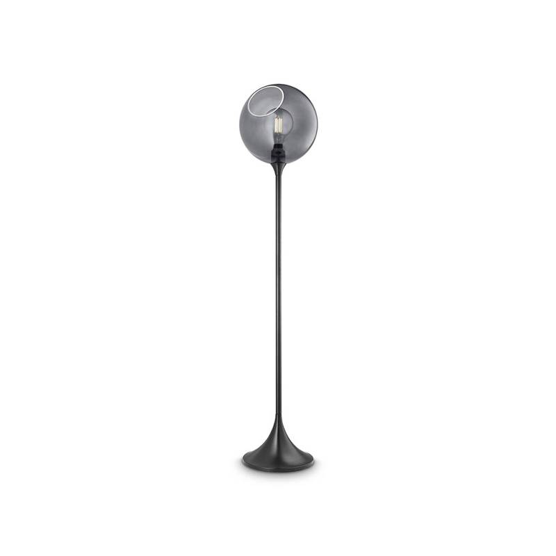 Stehleuchte Ballroom, rauchgrau, Glas, mundgeblasen, dimmbar von DESIGN BY US