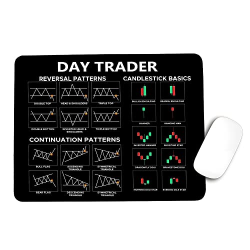 Day Trader Mauspad, großes Gaming-Pad für Maus und Tastatur, Mauspad, QDH von DESIGNFULLPRINT