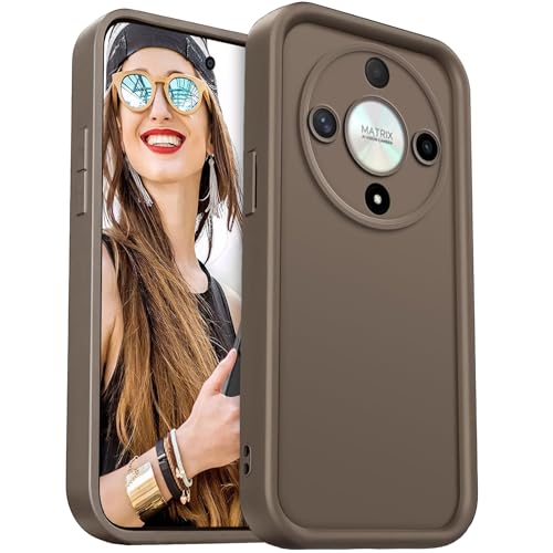 DESSEN Hülle für Honor Magic 6 Lite 5G / Magic6 Lite 5G Handyhülle - Silikon Schutzhülle Stoßfest Kameraschutz Camera Protection Case Weiche TPU Bumper Cover, Braun DESSEN Hülle für Honor Magic 6 Lite 5G / Magic6 Lite 5G Handyhülle - Silikon Schutzhülle Stoßfest Kameraschutz Camera Protection Case Weiche TPU Bumper Cover, Braun von DESSEN