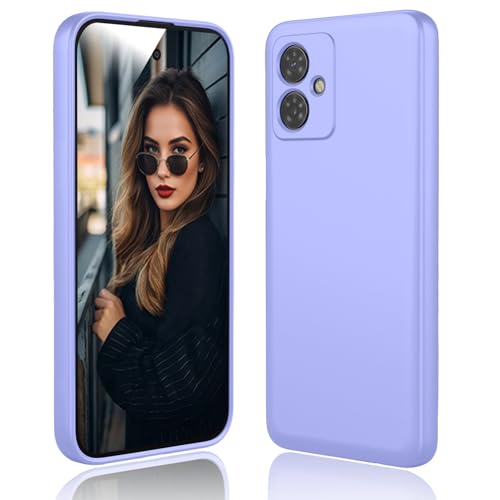 DESSEN Hülle für Motorola Moto G54 5G - Flüssige Silikon Handyhülle mit Kratzfestem Mikrofaserfutter Weiche TPU Schutzhülle Stoßfeste Bumper Cover Dünn Case, Lila DESSEN Hülle für Motorola Moto G54 5G - Flüssige Silikon Handyhülle mit Kratzfestem Mikrofaserfutter Weiche TPU Schutzhülle Stoßfeste Bumper Cover Dünn Case, Lila von DESSEN