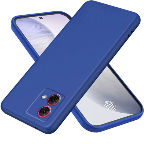 DESSEN Silikonhülle für Motorola Edge 40 neo, Ultradünne Weiche TPU Handyhülle, Anti-Fingerprint und Antifouling Schutzhülle mit Stoßfeste Bumper. Blau von DESSEN