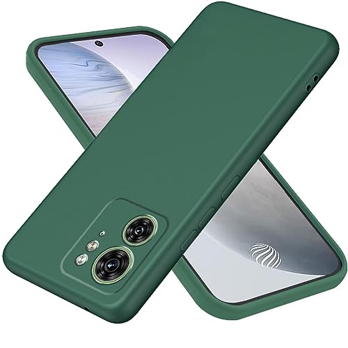 DESSEN Silikonhülle für Motorola Moto Edge 40, Ultradünne Weiche TPU Handyhülle, Anti-Fingerprint und Antifouling Schutzhülle mit Stoßfeste Bumper. Grün von DESSEN