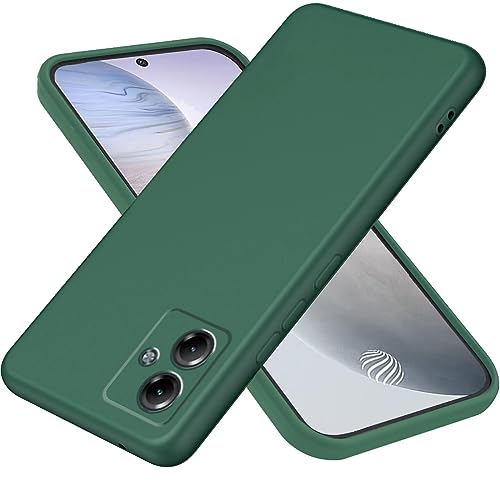 DESSEN Silikonhülle für Motorola Moto G14, Ultradünne Weiche TPU Handyhülle, Anti-Fingerprint und Antifouling Schutzhülle mit Stoßfeste Bumper. Grün von DESSEN
