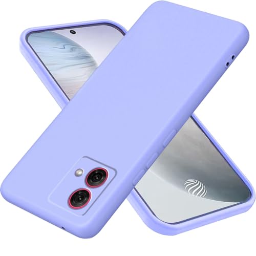 DESSEN Silikonhülle für Motorola Moto G84 5G, Ultradünne Weiche TPU Handyhülle, Anti-Fingerprint und Antifouling Schutzhülle mit Stoßfeste Bumper. Lavendel von DESSEN