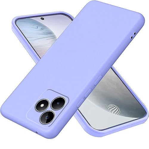 DESSEN Silikonhülle für Realme C53, Ultradünne Weiche TPU Handyhülle, Anti-Fingerprint und Antifouling Schutzhülle mit Stoßfeste Bumper. Lavendel von DESSEN