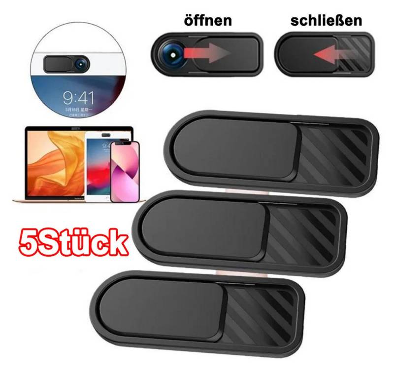 DESUO 5er-Pack Webcam Abdeckung für MacBook Pro/Air iPad iPhone Smartphone Webcam von DESUO