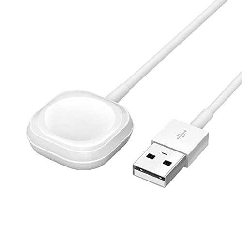 Ladegerät für Apple Watch, magnetisches Ladekabel, USB, intelligent, tragbar, kabellos, kompatibel mit iWatch Serie SE/7/6/5/4/3/2 (1 m) von DETENG