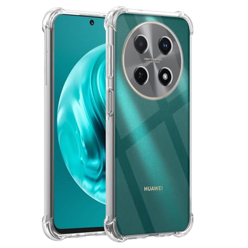 DETUEUA Clear Hülle für Huawei Nova 12i, Soft Thin Skin TPU Protective Case Hülle, Huawei Nova 12i Dünne Stoßfeste Schutzhülle Cover - Durchsichtig von DETUEUA