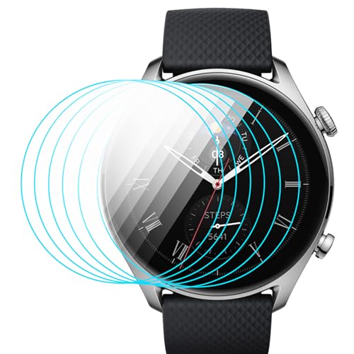 DETUEUA Hydrogel Film für Amazfit GTR 4 Limited Edition, 6 stück Weich Transparente TPU Displayschutz Schutzfolie Dünn Folie, HD Klar & Kratzfest von DETUEUA