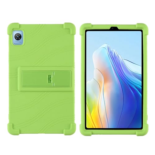 DETUEUA Silikon Hülle für Blackview Tab 60, Soft Tablet Case Hülle Weiche Stoßfeste Schutzhülle Cover mit Ständer - Hellgrün von DETUEUA