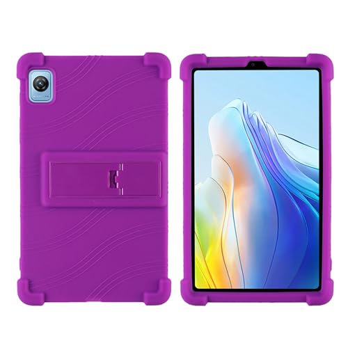 DETUEUA Silikon Hülle für Blackview Tab 60, Soft Tablet Case Hülle Weiche Stoßfeste Schutzhülle Cover mit Ständer - Lila von DETUEUA