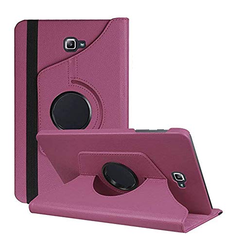 DETUOSI Hülle für Tab A6 10.1 Schutzhülle 360°Drehung mit Standfunktion PU Leder Cover für SM T580/T585 von DETUOSI