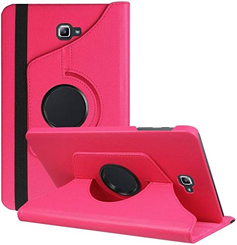 DETUOSI Hülle für Tab A6 10.1 Schutzhülle 360°Drehung mit Standfunktion PU Leder Cover für SM T580/T585 von DETUOSI