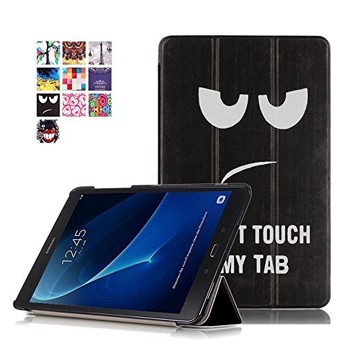 Hülle Kompatibel mit Galaxy Tab A6 SM-T580, Felfy Synthetik-Leder und TPU Backcover Etui Flip Tasche für Samsung Galaxy Tab A (2016) SM-T580N/T585N 25,54 cm (10,1 Zoll) Tablette mit Holder Stand von DETUOSI