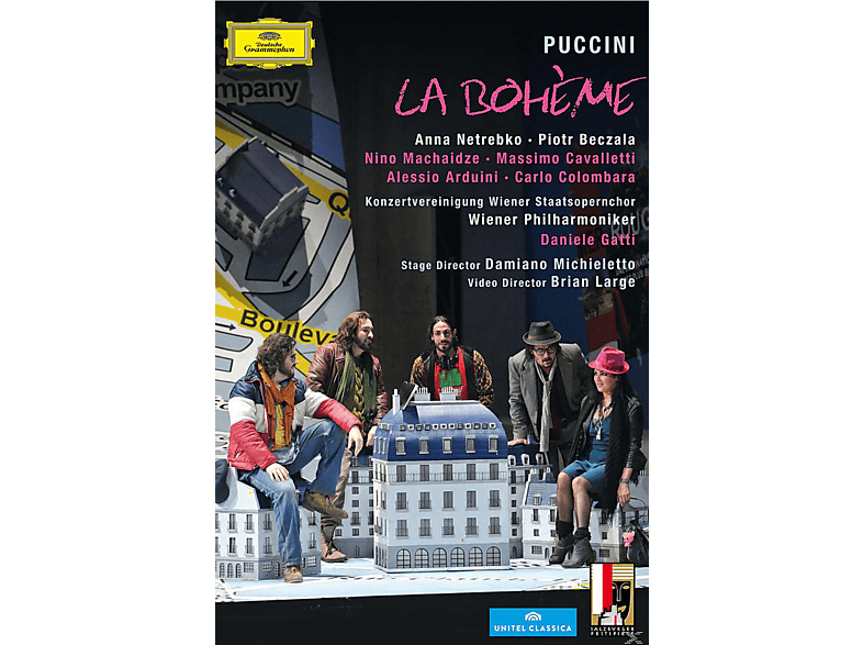 Anna Netrebko, Piotr Beczala, Nino Machaidze, Massimo Cavalletti, Alessio Arduini, Konzertvereinigung Wiener Staatsopernchor, Philharmoniker, Carlo Colombara - La Boheme (DVD) von DEUTSCHE G