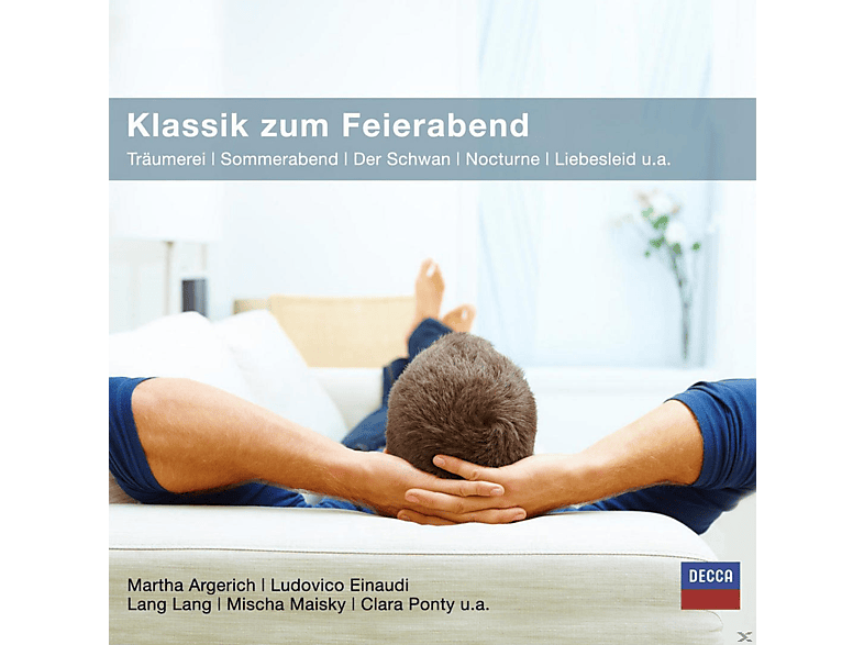 Mischa Maisky, Pavel Gililov, Andrej Gavrilov, Lang Lang, Marielle Lab'que, Martha Argerich, Samuel Sanders, Heinrich Schiff, Jayson Mariano Kouchak, Jean-Marc Luisada, Maria Joao Pires, Marco Decimo, Werner Haas, Hovora Daria - Entspannung Pur Klassik Zum Feierabend (CD) von DEUTSCHE G