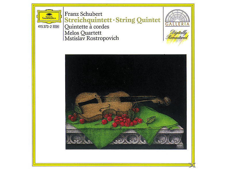 VARIOUS, Mstislav/melos Quartett Rostropowitsch - Streichquintett D 956 (CD) von DEUTSCHE G