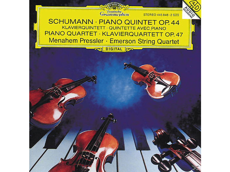 VARIOUS, Pressler/Emerson String Quart. - Klavierquintett.Op.44/Kla.Quar.Op.47 (CD) von DEUTSCHE G
