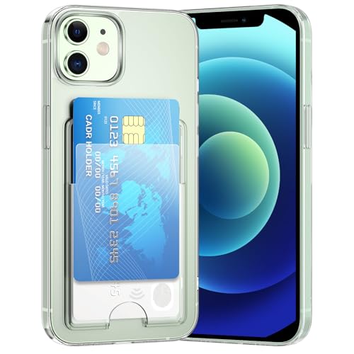 DEVASO Hülle für iPhone 12 Pro Max Handyhülle mit Kartenfach Dünn Transparent Crystal TPU Silikon Schutzhülle Stoßfest Handy Tasche Bumper Brieftasche Case Cover für 3 Karten DEVASO Hülle für iPhone 12 Pro Max Handyhülle mit Kartenfach Dünn Transparent Crystal TPU Silikon Schutzhülle Stoßfest Handy Tasche Bumper Brieftasche Case Cover für 3 Karten von DEVASO