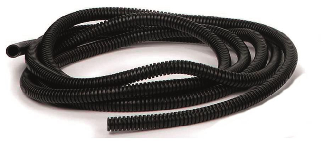 DEVI Fühlerschutzrohr 10mm 140F1114 L:2,5m schwarz flexibel von DEVI DEUTSCHLAND GMBH