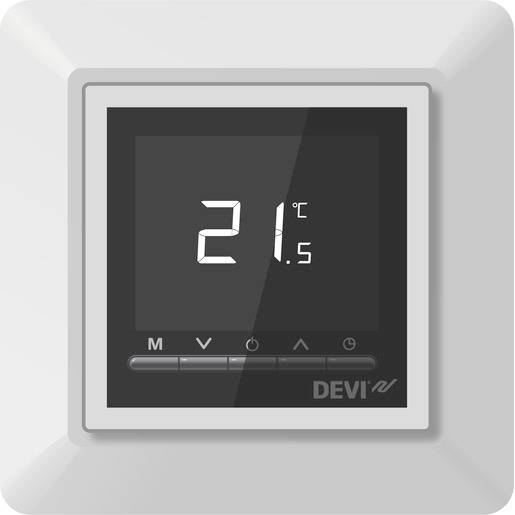 DEVI Timer-Thermostat OPTI 140F1055 mit weißem Einfachrahmen DEVI Timer-Thermostat OPTI 140F1055 mit weißem Einfachrahmen von DEVI DEUTSCHLAND GMBH