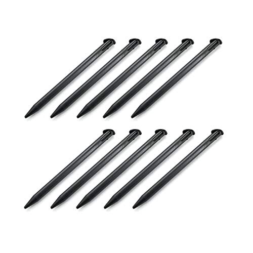 DEVMO 10 Stück Eingabestifte kompatibel mit neuen 3DS XL 2015 Nin-Tendo Slot Ersatzstift Kunststoff Touchscreen Stift Set von DEVMO
