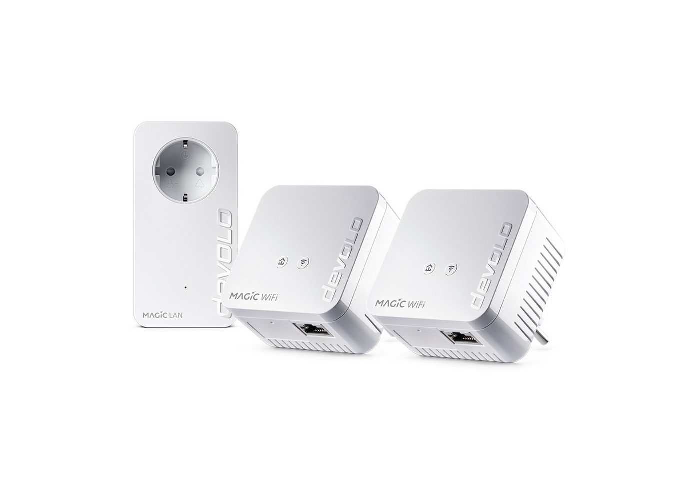 DEVOLO Magic 1 WiFi mini Multiroom Kit Reichweitenverstärker, Powerline WLAN Verstärker 3x Adapter DEVOLO Magic 1 WiFi mini Multiroom Kit Reichweitenverstärker, Powerline WLAN Verstärker 3x Adapter von DEVOLO
