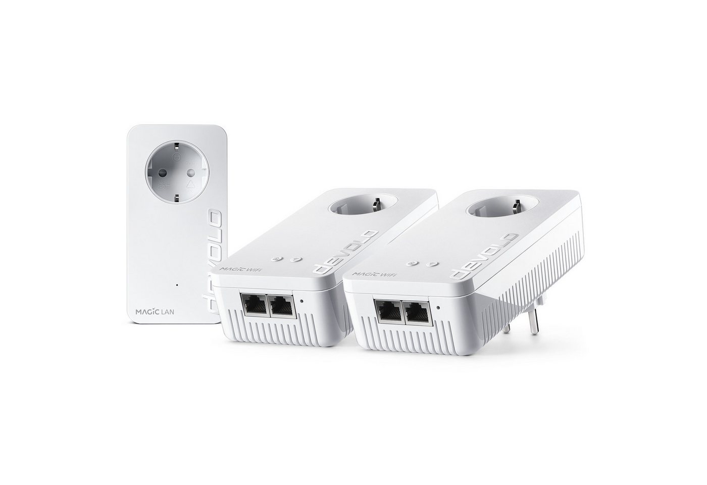 DEVOLO Magic 2 WiFi 6 Multiroom Kit Reichweitenverstärker, Powerline Mesh WLAN Verstärker 3x Adapter DEVOLO Magic 2 WiFi 6 Multiroom Kit Reichweitenverstärker, Powerline Mesh WLAN Verstärker 3x Adapter von DEVOLO