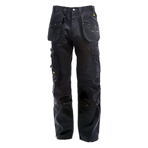 DeWalt Herren Arbeitshosen, Pro Tradesman Work Trouser, 34W x 33L, schwarz von DEWALT