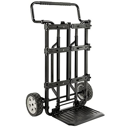 Dewalt Toughsystem Trolley DS Carrier 1-70-324 (passend für bis zu 5 Toughsystem Boxen, max. Belastbarkeit 100 kg, auf Stufen max. 80 kg, je Seitenbacke bis zu 80 kg belastbar) von DEWALT