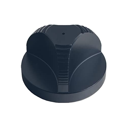 DEWHEL 45 U/min Aluminium-Schallplatten-Adapter-Einsatz kompatibel mit 17,8 cm (7 Zoll) Vinyl-Schallplatten, Kuppel-45-Adapter, schwarz von DEWHEL
