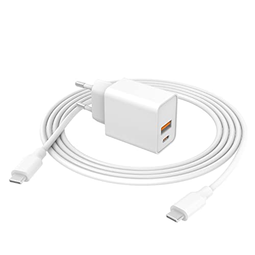 20W 1,8M Schnell Ladegerät für Google Pixel 8 Pro,Pixel 7 Pro,Pixel 6 Pro,Pixel 8 7 6 5 4 3 2,Pixel 7a 6a 5a 4a 3axl 3a 3XL 2XL 5G Netzteil Stecker und Kabel Ladegerät von DEXPT