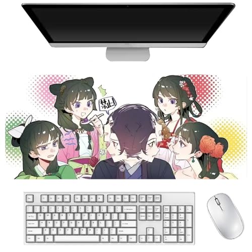 DEXSHUN Maomao Mauspad, großes Anime-Mauspad 900 x 400 mm, Maomao, Jinshi, Tastaturpad, Schreibtischpad, Gaming Anime Zubehör, rutschfeste Gummibasis, wasserdicht, leicht zu waschen DEXSHUN Maomao Mauspad, großes Anime-Mauspad 900 x 400 mm, Maomao, Jinshi, Tastaturpad, Schreibtischpad, Gaming Anime Zubehör, rutschfeste Gummibasis, wasserdicht, leicht zu waschen von DEXSHUN