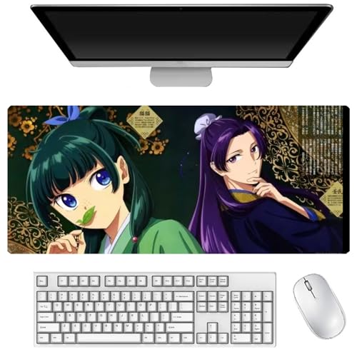 DEXSHUN Maomao Mauspad, großes Anime-Mauspad 900 x 400 mm, Maomao, Jinshi, Tastaturpad, Schreibtischpad, Gaming Anime Zubehör, rutschfeste Gummibasis, wasserdicht, leicht zu waschen DEXSHUN Maomao Mauspad, großes Anime-Mauspad 900 x 400 mm, Maomao, Jinshi, Tastaturpad, Schreibtischpad, Gaming Anime Zubehör, rutschfeste Gummibasis, wasserdicht, leicht zu waschen von DEXSHUN