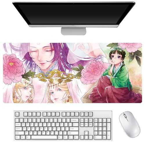 DEXSHUN Maomao Mauspad, großes Anime-Mauspad 900 x 400 mm, Maomao, Jinshi, Tastaturpad, Schreibtischpad, Gaming Anime Zubehör, rutschfeste Gummibasis, wasserdicht, leicht zu waschen DEXSHUN Maomao Mauspad, großes Anime-Mauspad 900 x 400 mm, Maomao, Jinshi, Tastaturpad, Schreibtischpad, Gaming Anime Zubehör, rutschfeste Gummibasis, wasserdicht, leicht zu waschen von DEXSHUN