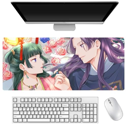 DEXSHUN Maomao Mauspad, großes Anime-Mauspad 900 x 400 mm, Maomao, Jinshi, Tastaturpad, Schreibtischpad, Gaming Anime Zubehör, rutschfeste Gummibasis, wasserdicht, leicht zu waschen DEXSHUN Maomao Mauspad, großes Anime-Mauspad 900 x 400 mm, Maomao, Jinshi, Tastaturpad, Schreibtischpad, Gaming Anime Zubehör, rutschfeste Gummibasis, wasserdicht, leicht zu waschen von DEXSHUN