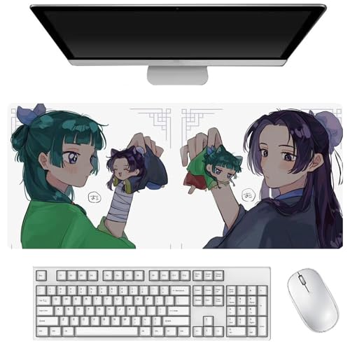 DEXSHUN Maomao Mauspad, großes Anime-Mauspad 900 x 400 mm, Maomao, Jinshi, Tastaturpad, Schreibtischpad, Gaming Anime Zubehör, rutschfeste Gummibasis, wasserdicht, leicht zu waschen DEXSHUN Maomao Mauspad, großes Anime-Mauspad 900 x 400 mm, Maomao, Jinshi, Tastaturpad, Schreibtischpad, Gaming Anime Zubehör, rutschfeste Gummibasis, wasserdicht, leicht zu waschen von DEXSHUN