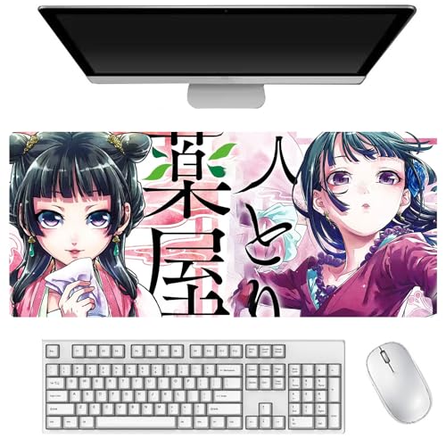 DEXSHUN Maomao Mauspad, großes Anime-Mauspad 900 x 400 mm, Maomao, Jinshi, Tastaturpad, Schreibtischpad, Gaming Anime Zubehör, rutschfeste Gummibasis, wasserdicht, leicht zu waschen DEXSHUN Maomao Mauspad, großes Anime-Mauspad 900 x 400 mm, Maomao, Jinshi, Tastaturpad, Schreibtischpad, Gaming Anime Zubehör, rutschfeste Gummibasis, wasserdicht, leicht zu waschen von DEXSHUN