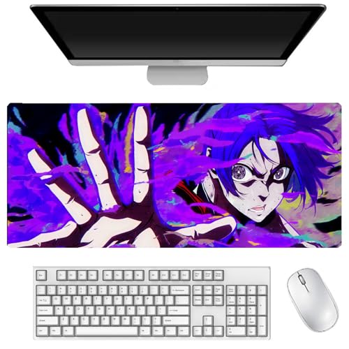 Seishiro Nagi Mauspad, großes Anime-Mauspad 900 x 400 mm, Isagi Yoichi, Chigiri Hyoma, Tastaturpad, Schreibtischpad, Gaming Anime Zubehör, rutschfeste Gummibasis, wasserdicht, leicht zu waschen Seishiro Nagi Mauspad, großes Anime-Mauspad 900 x 400 mm, Isagi Yoichi, Chigiri Hyoma, Tastaturpad, Schreibtischpad, Gaming Anime Zubehör, rutschfeste Gummibasis, wasserdicht, leicht zu waschen von DEXSHUN