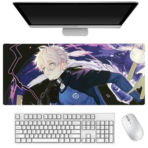Seishiro Nagi Mauspad, großes Anime-Mauspad 900 x 400 mm, Isagi Yoichi, Chigiri Hyoma, Tastaturpad, Schreibtischpad, Gaming Anime Zubehör, rutschfeste Gummibasis, wasserdicht, leicht zu waschen Seishiro Nagi Mauspad, großes Anime-Mauspad 900 x 400 mm, Isagi Yoichi, Chigiri Hyoma, Tastaturpad, Schreibtischpad, Gaming Anime Zubehör, rutschfeste Gummibasis, wasserdicht, leicht zu waschen von DEXSHUN
