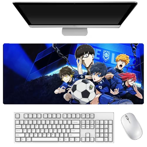 Seishiro Nagi Mauspad, großes Anime-Mauspad 900 x 400 mm, Isagi Yoichi, Chigiri Hyoma, Tastaturpad, Schreibtischpad, Gaming Anime Zubehör, rutschfeste Gummibasis, wasserdicht, leicht zu waschen Seishiro Nagi Mauspad, großes Anime-Mauspad 900 x 400 mm, Isagi Yoichi, Chigiri Hyoma, Tastaturpad, Schreibtischpad, Gaming Anime Zubehör, rutschfeste Gummibasis, wasserdicht, leicht zu waschen von DEXSHUN
