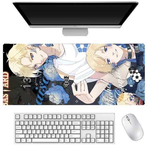 Seishiro Nagi Mauspad, großes Anime-Mauspad 900 x 400 mm, Isagi Yoichi, Chigiri Hyoma, Tastaturpad, Schreibtischpad, Gaming Anime Zubehör, rutschfeste Gummibasis, wasserdicht, leicht zu waschen Seishiro Nagi Mauspad, großes Anime-Mauspad 900 x 400 mm, Isagi Yoichi, Chigiri Hyoma, Tastaturpad, Schreibtischpad, Gaming Anime Zubehör, rutschfeste Gummibasis, wasserdicht, leicht zu waschen von DEXSHUN