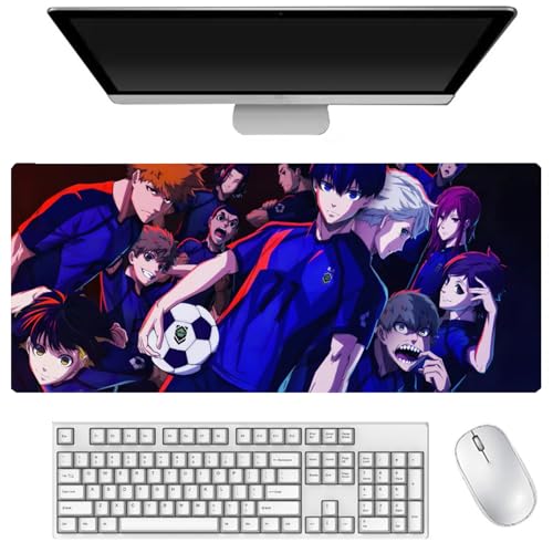 Seishiro Nagi Mauspad, großes Anime-Mauspad 900 x 400 mm, Isagi Yoichi, Chigiri Hyoma, Tastaturpad, Schreibtischpad, Gaming Anime Zubehör, rutschfeste Gummibasis, wasserdicht, leicht zu waschen Seishiro Nagi Mauspad, großes Anime-Mauspad 900 x 400 mm, Isagi Yoichi, Chigiri Hyoma, Tastaturpad, Schreibtischpad, Gaming Anime Zubehör, rutschfeste Gummibasis, wasserdicht, leicht zu waschen von DEXSHUN