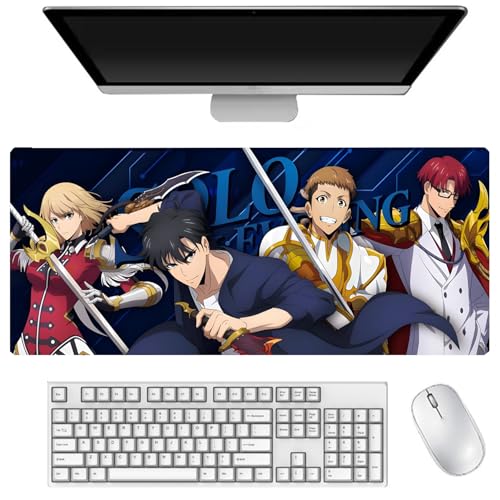 Sung Jin Woo Mauspad Cha Hae-In Gaming Mouse Pad 400 x 900 mm, Tastaturpad, Schreibtischpad, Gaming Anime Zubehör, rutschfeste Gummibasis, wasserdicht, leicht zu waschen Sung Jin Woo Mauspad Cha Hae-In Gaming Mouse Pad 400 x 900 mm, Tastaturpad, Schreibtischpad, Gaming Anime Zubehör, rutschfeste Gummibasis, wasserdicht, leicht zu waschen von DEXSHUN