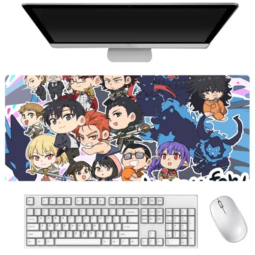 Sung Jin Woo Mauspad Cha Hae-In Gaming Mouse Pad 400 x 900 mm, Tastaturpad, Schreibtischpad, Gaming Anime Zubehör, rutschfeste Gummibasis, wasserdicht, leicht zu waschen Sung Jin Woo Mauspad Cha Hae-In Gaming Mouse Pad 400 x 900 mm, Tastaturpad, Schreibtischpad, Gaming Anime Zubehör, rutschfeste Gummibasis, wasserdicht, leicht zu waschen von DEXSHUN