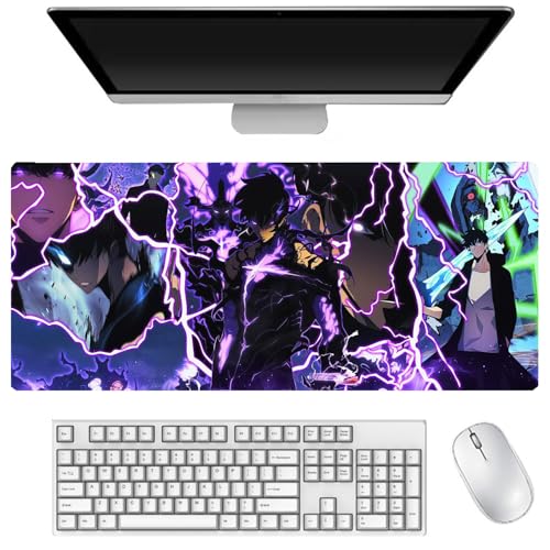 Sung Jin Woo Mauspad Cha Hae-In Gaming Mouse Pad 400 x 900 mm, Tastaturpad, Schreibtischpad, Gaming Anime Zubehör, rutschfeste Gummibasis, wasserdicht, leicht zu waschen Sung Jin Woo Mauspad Cha Hae-In Gaming Mouse Pad 400 x 900 mm, Tastaturpad, Schreibtischpad, Gaming Anime Zubehör, rutschfeste Gummibasis, wasserdicht, leicht zu waschen von DEXSHUN