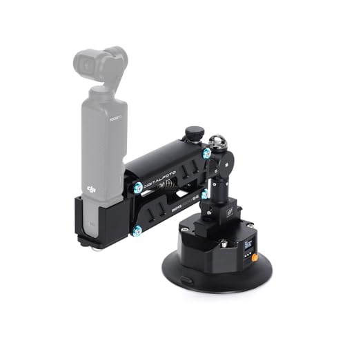 Elektrische Saugnapfhalterung für Osmo Pocket 3 – Auto Kamera Halterung mit Z-Achse Dämpfungsarm, 4,5" Vakuumsaugnapf, NATO-Schiene, Anti-Shake Arm für Actioncams & Dash-Aufnahmen Elektrische Saugnapfhalterung für Osmo Pocket 3 – Auto Kamera Halterung mit Z-Achse Dämpfungsarm, 4,5" Vakuumsaugnapf, NATO-Schiene, Anti-Shake Arm für Actioncams & Dash-Aufnahmen von DFCINE