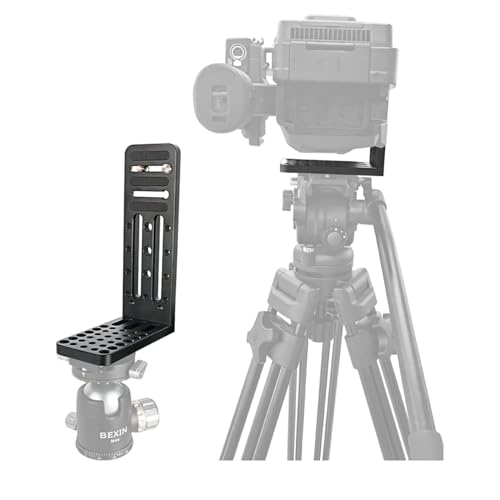 Kamera-L-Halterung, vertikale horizontale Umschalt-Stativ-Schnellwechselplatte, DSLR-Kamera, vertikale L-Klammer-Halterung, kompatibel mit Canon, Nikon, Sony, DJI, Osmo, Ronin, Zhiyun, Stabilisator Kamera-L-Halterung, vertikale horizontale Umschalt-Stativ-Schnellwechselplatte, DSLR-Kamera, vertikale L-Klammer-Halterung, kompatibel mit Canon, Nikon, Sony, DJI, Osmo, Ronin, Zhiyun, Stabilisator von DFCINE
