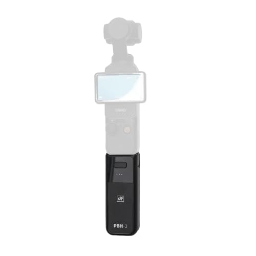 OSMO Pocket 3 Akku-Griff, 2800mAh Powerbank für DJI Pocket 3, Leicht (85g), USB-C-Ladung, LED-Anzeige, 1/4" Stativgewinde für längere Aufnahmen (PBH-3) von DFCINE